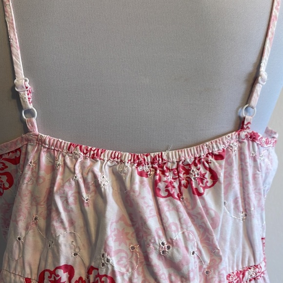 Tommy Hilifiger dress-sleepwear eyelet embroidered ties at waist - Picture 4 of 6